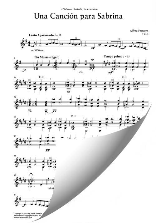 Una canción para Sabrina