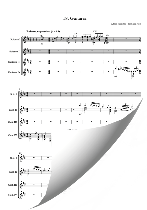 Guitarra - V. 4 guitarras